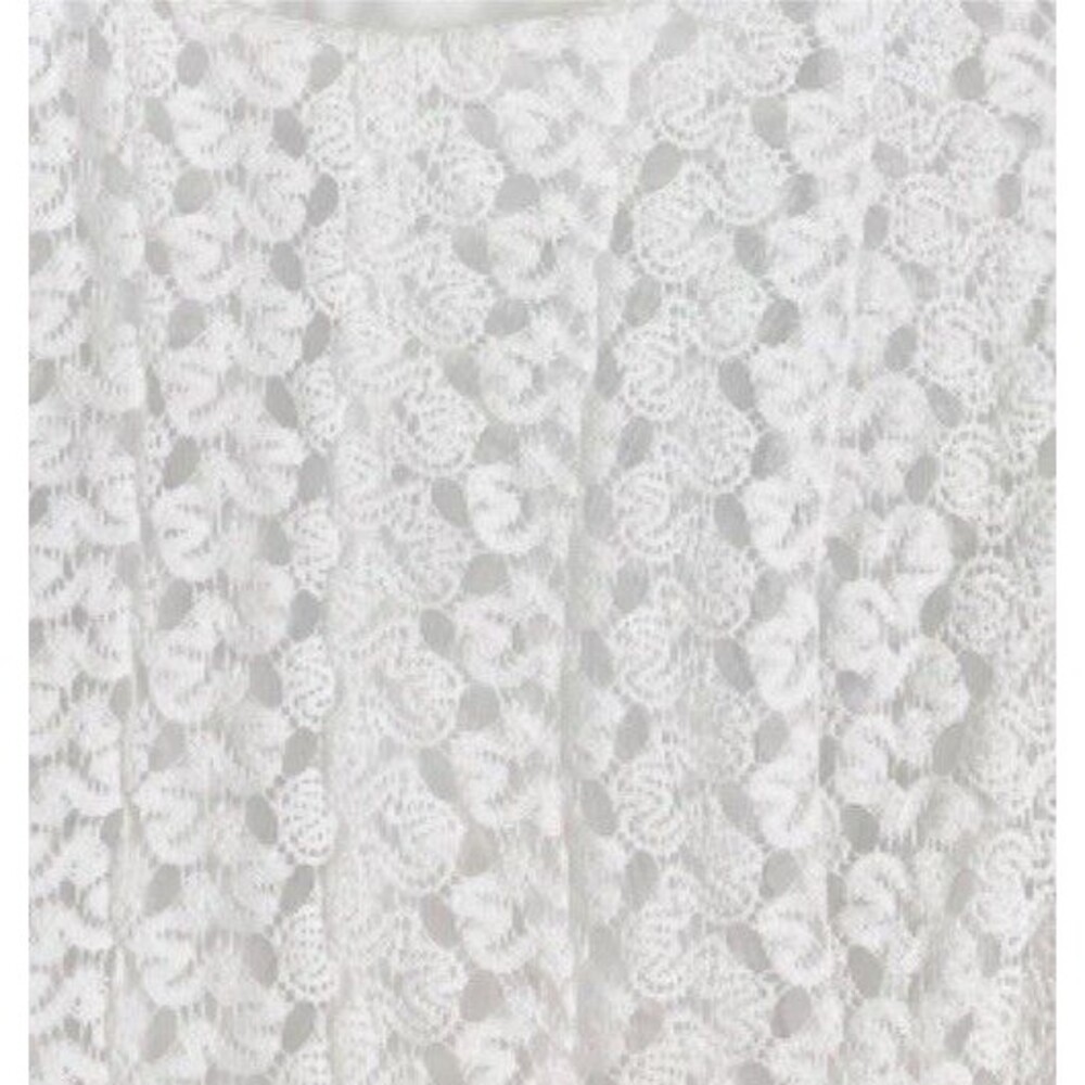 NWT Rabbit Rabbit Rabbit Lace fluffy Midi Dress Women's Sz 6 Boho Fairycore - Picture 4 of 7
